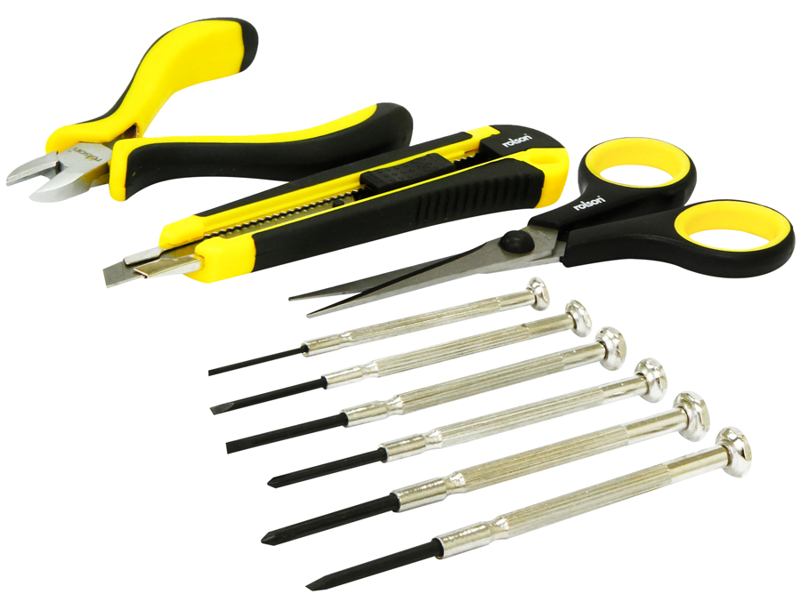 Rolson 9 Piece Precision Tool Set